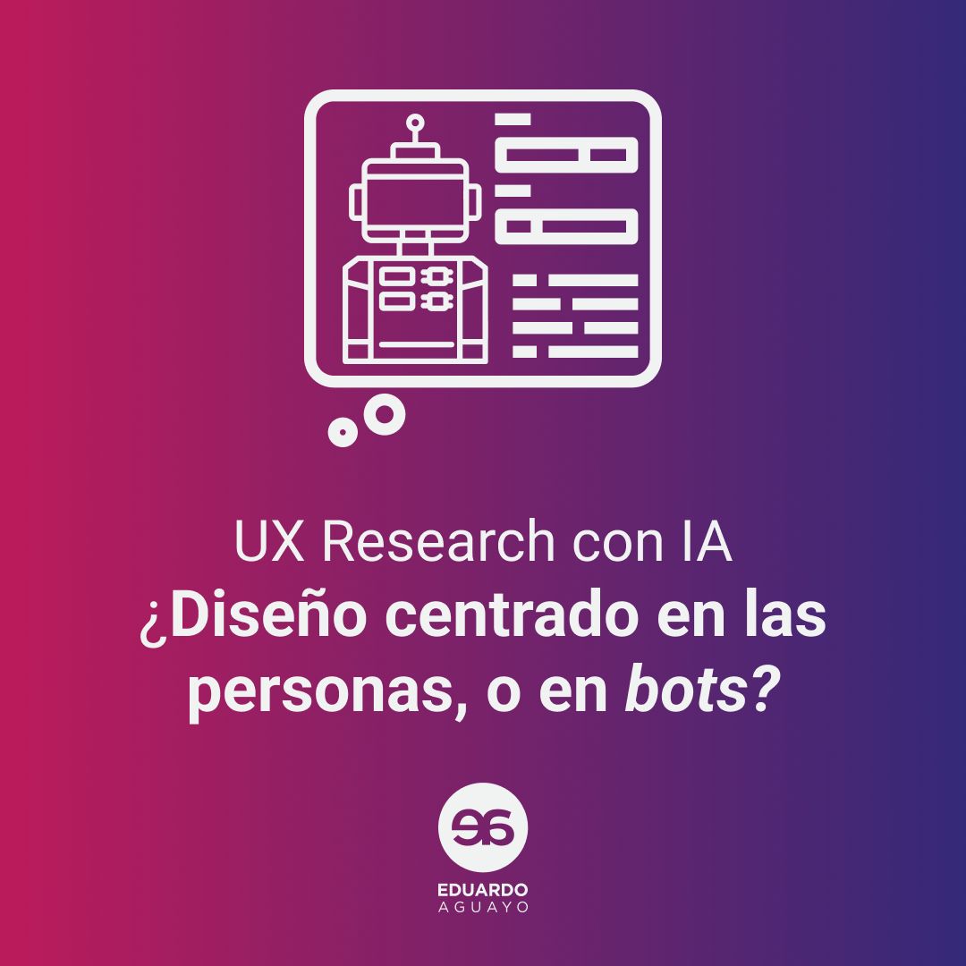 UX Research con IA: ¿Diseño centrado en las personas, o en bots? - Mentoría Diseño centrado en las personas Aprendizaje Cursos Experiencia del usuario 